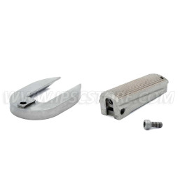 Eemann Tech Two Pieces Magwell for 1911, 25lpi Checkered 