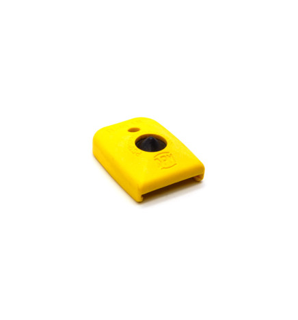 DPM MFPY-GL/2 Magazine Floorplate with Car Glass Breaker for GLOCK 21/30/37/38/39 Caliber .45 Auto/.45 G.A.P. Polymer Yellow 
