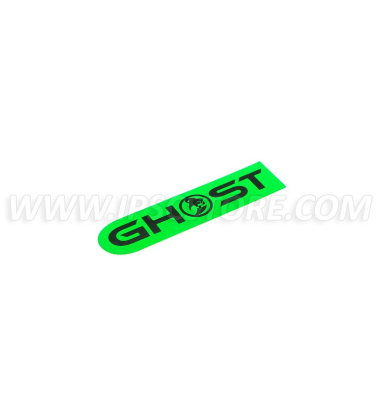 Ghost Logo Oval Sticker
