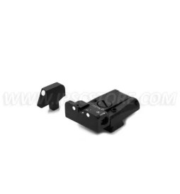 LPA SPR80CT30 Adjustable Sight Set for COLT SERIES 80 with White Dots