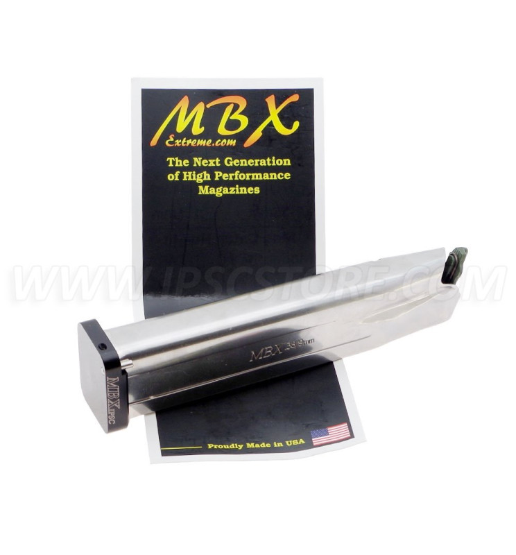MBX EXTREME 170mm Complete Magazine 9mm/.38 Cal for 1911/2011
