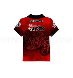 DED Children's Team Glock T-Shirt Red