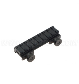 AR Flat-Top 8 Slot Riser Base Picatinny Rail