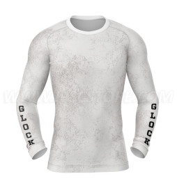 DED Women's GLOCK Competition Long Sleeve Compression T-shirt White