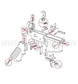 Eemann Tech Lower Small Parts Set for AR-15