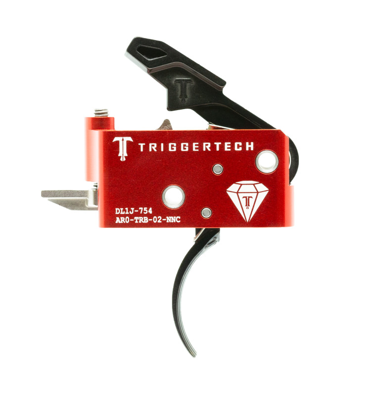 TriggerTech AR15 Diamond Curved Black