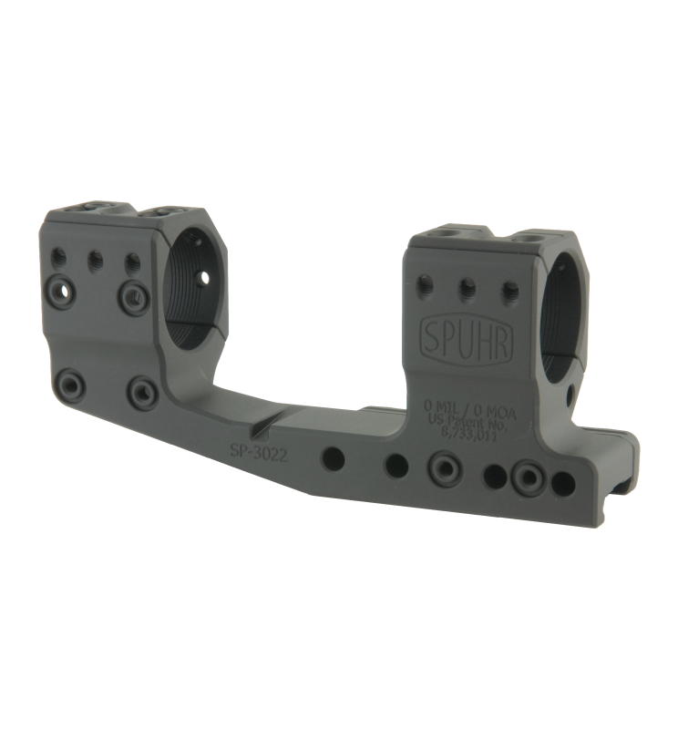Spuhr SP-3022 Cantilever Scope Mount Ø30 H38mm/1.5" 0MIL PIC