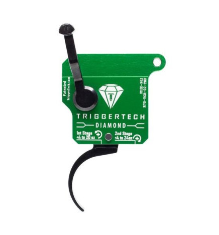 TriggerTech Rem Clone 2-Stage Diamond Pro Curved Black