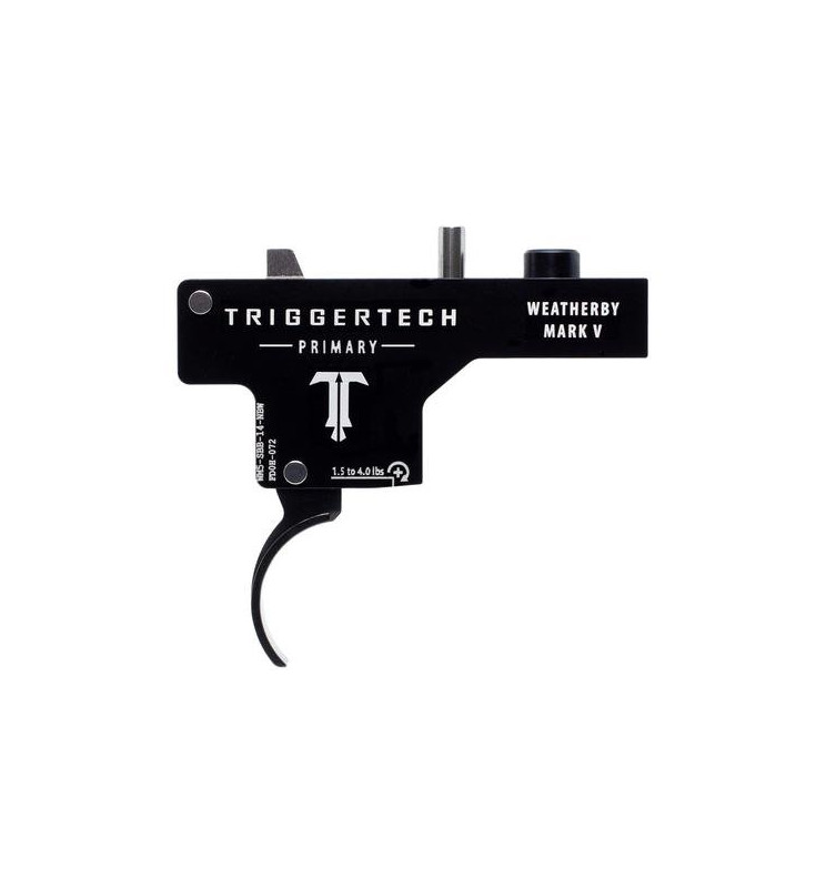 TriggerTech Weatherby Mark V Primary Curved Black