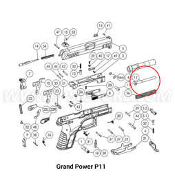 Grand Power Recoil Spring Guide P1/T12 Metal for P11