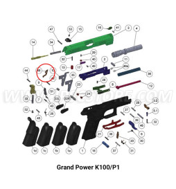Grand Power Autosafety Lever for K100