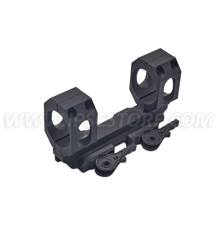 American Defense AD-RECON-S-20MOA-30-TL RECON S Scope Mount 30mm 20 MOA QD Mount No Offset  Titanium Levers