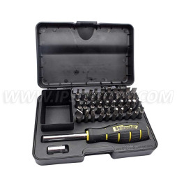 Wheeler 954621 43 Piece Professional Gunsmithing Screwdriver Set