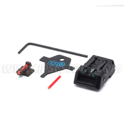 LPA SPF09KI Adjustable Sight Set for Kimber 1911