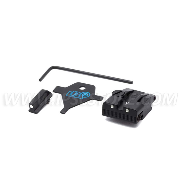LPA SPS15WA30 Adjustable Sight Set for Walther P99, PPQ, PPQM2 (No calibro 22) LPA SPS15WA30 Adjustable Sight Set for Walther P99, PPQ, PPQM2 (No calibro 22)