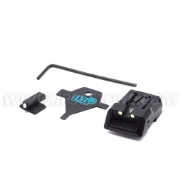 LPA SPL09KI Adjustable Sight Set for Kimber 1911