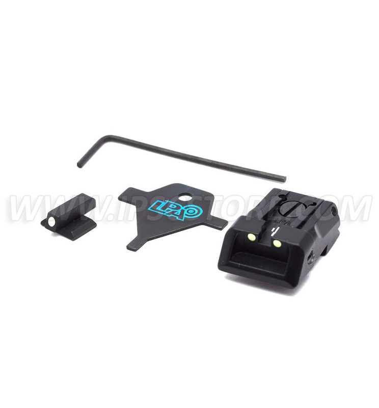LPA SPL09KI Adjustable Sight Set for Kimber 1911 LPA SPL09KI Adjustable Sight Set for Kimber 1911