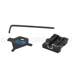 LPA TPU25SS18 Adjustable Sight Set for Sig Sauer P/220/225/226/228/229/239, P320, SP2009, XD Springfield