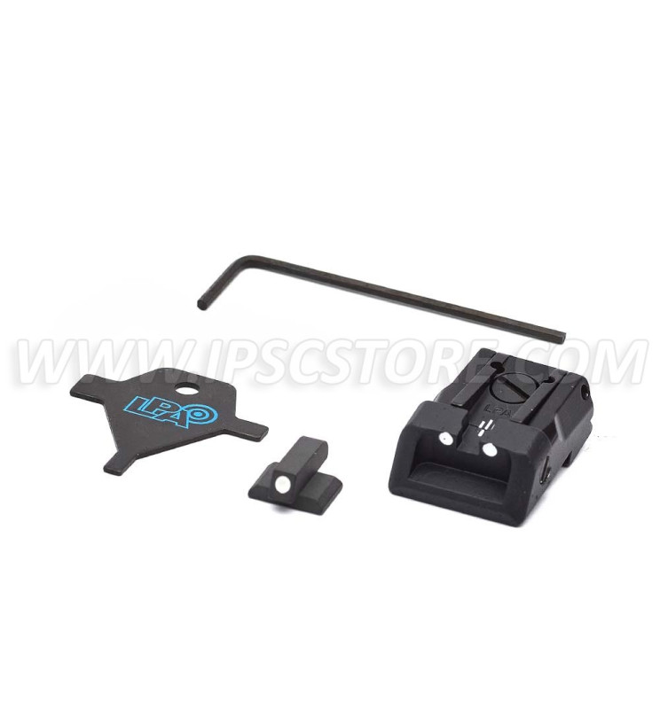 LPA SPS09KI30 Adjustable Sight Set for Kimber 1911 LPA SPS09KI30 Adjustable Sight Set for Kimber 1911