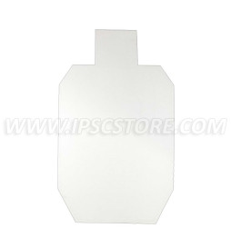 Cardboard IDPA Target TAN/WHITE 100 pcs./ Pack