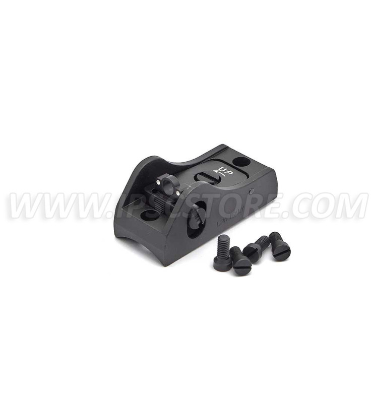 LPA BAR11R+D2 for Adjustable shotgun rear sight with D2 ( Optional twin ghost ring )