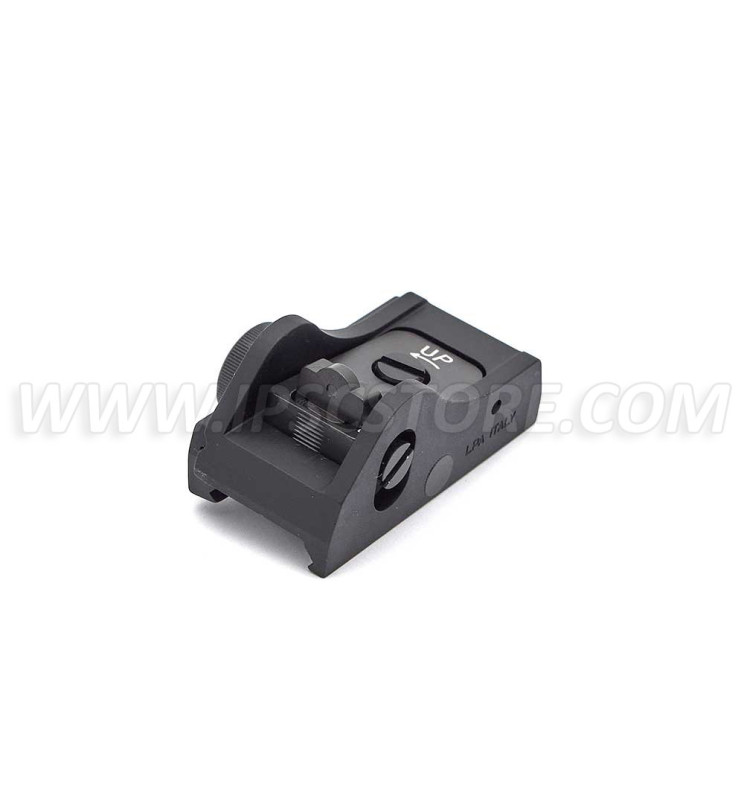 LPA BAR11WD7 Shotgun Picatinny Adjustable Rear Sight with 2mm Hole Ghost Ring LPA BAR11WD7 Shotgun Picatinny Adjustable Rear Sight with 2mm Hole Ghost Ring