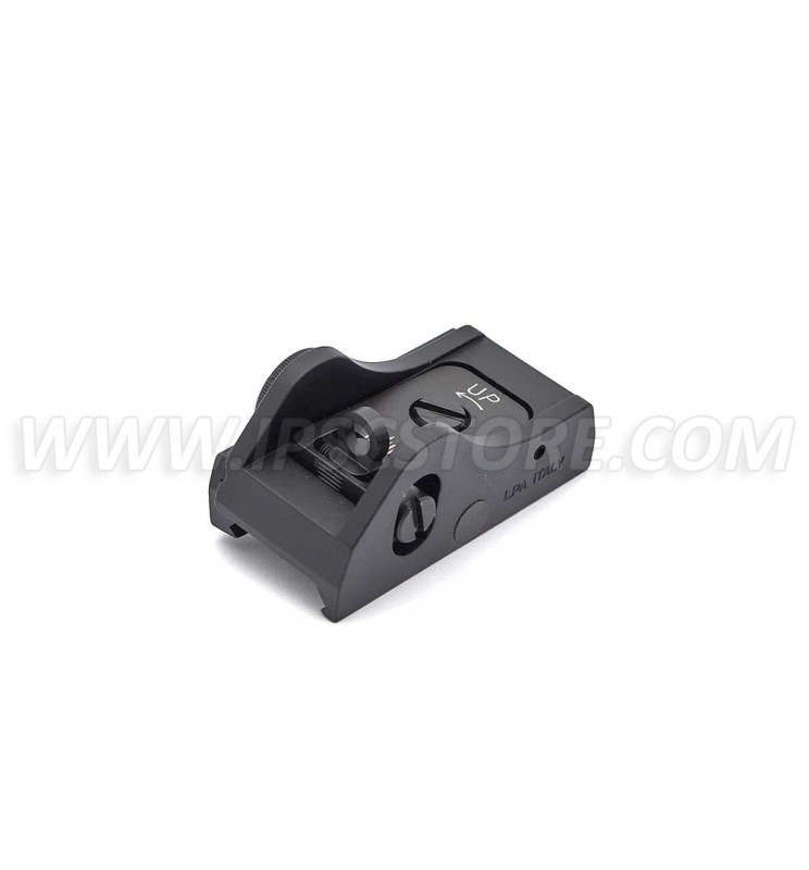 LPA BAR11WD4 Shotgun Picatinny Adjustable Rear Sight with 5mm Hole Ghost Ring LPA BAR11WD4 Shotgun Picatinny Adjustable Rear Sight with 5mm Hole Ghost Ring