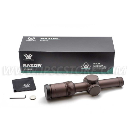 VORTEX RZR-16010 Razor HD Gen II-E 1-6x24 Riflescope VMR-2 MOA