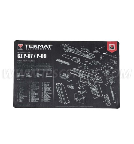 Tekmat CZ P-07/P-09 Gun Cleaning Mat