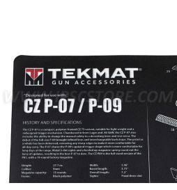 Tekmat CZ P-07/P-09 Gun Cleaning Mat