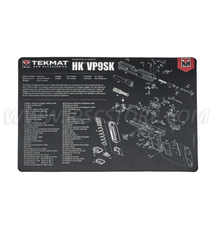 Tekmat Heckler & Koch VP9SK Gun Cleaning Mat