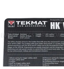 Tekmat Heckler & Koch VP9SK Gun Cleaning Mat