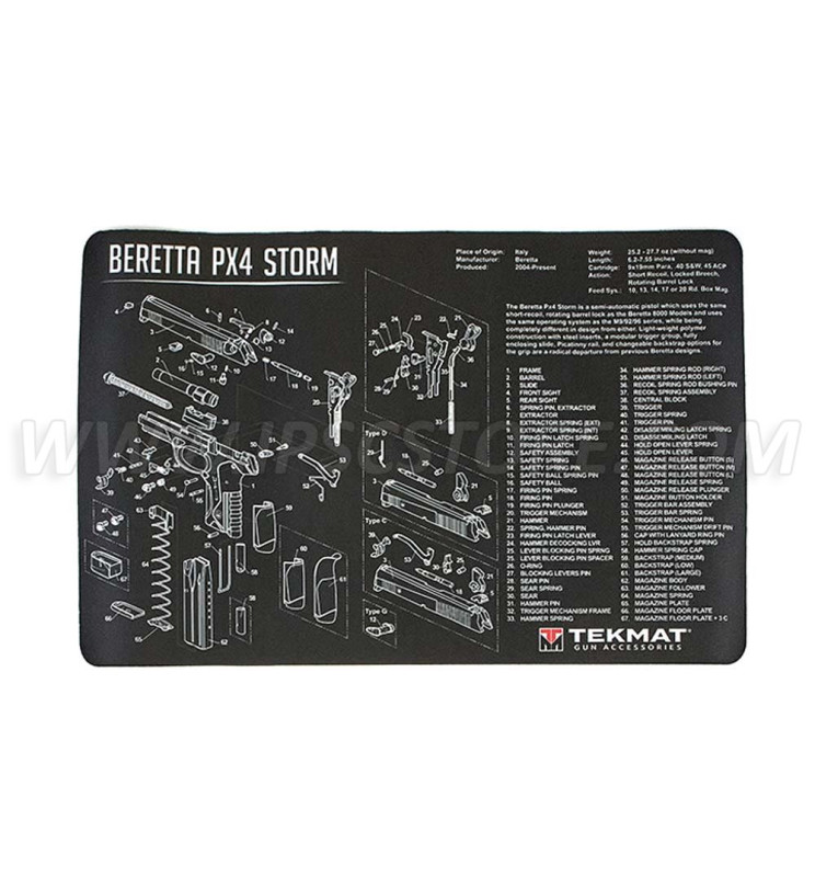 Tekmat Beretta PX4 Storm Gun Cleaning Mat