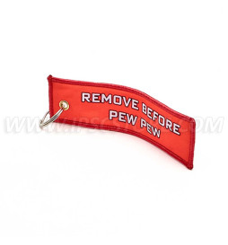 (Draft)DED "Remove Before PEW PEW" Key Chain