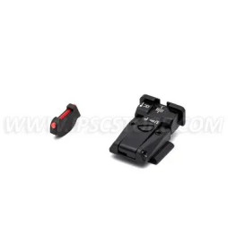 LPA SPR85RU7F Adjustable Sight Set for Ruger P85, P89