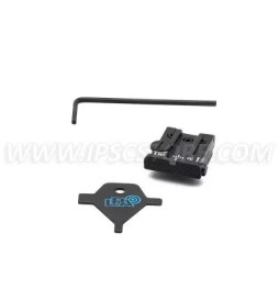 LPA TPU22RG07 Adjustable Rear Sight for Ruger Cal22 (MKII)