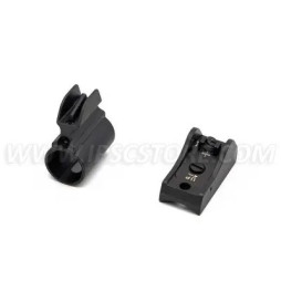 LPA SHT02R Adjustable Sight Set for BAR11R+D2 + SG3+M1B + Blister ( White dot )