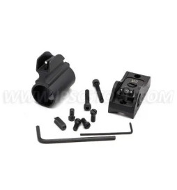 LPA SHT02R Adjustable Sight Set for BAR11R+D2 + SG3+M1B + Blister ( White dot )