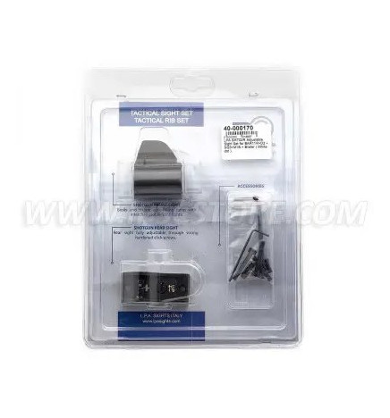 LPA SHT02R Adjustable Sight Set for BAR11R+D2 + SG3+M1B + Blister ( White dot )