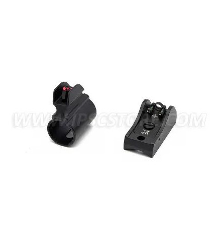 LPA SHT03R Adjustable Sight Set for BAR11R+D5 + SG3+M1F + Blister ( Fiber optic )