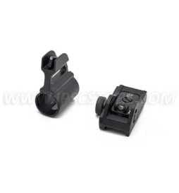 LPA SHT04W Adjustable Sight Set for BAR11W+D3+SG6+M1T+Blister ( Tritium )