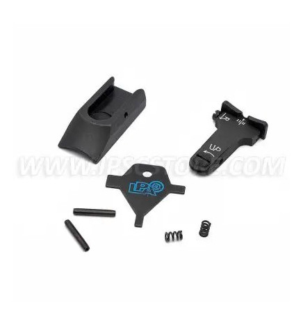 LPA BAR13 for Adjustable rear sight in windage and elevation by click screws