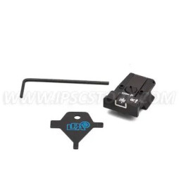 LPA TR66SW18 Adjustable Rear Sight for S&W Cal. 9, 40 ( 3rd Gen. ), S&W 1911 E Cal.45