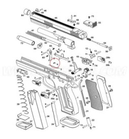 CZ 75 TS Slide Stop Spring Pin