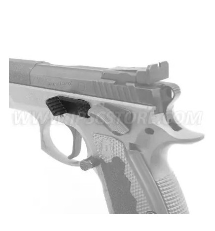 Eemann Tech Slide Stop with Thumb Rest for CZ 75 Tactical Sport - BLACK