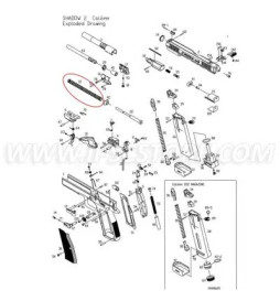 KJ Works KJWORI-0003 CZ Shadow 2 Cylinder Spring